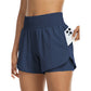 📢📢50 % DE RÉDUCTION !! ⏰ Short de Yoga Athlétique Femme Double Couche - Short de Gym