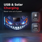 ☀️ 50% DE RÉDUCTION ! 🔴 Feu d’Avertissement LED Solaire Œil du Diable – Capteur de Vibration, Charge USB & Solaire – Universel – Améliore la Sécurité Routière – Installation Facile sur Pare-Brise ou Lunette Arrière 🚗⚠️✨