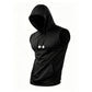 🏋️ 50% DE RÉDUCTION ! 💪 Sweat à Capuche Sans Manches Athlétique Homme – Coupe Dégagée, Tissu Léger & Respirant – Poche Kangourou Avant – Idéal pour la Gym, la Course et le Quotidien 🏃