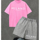 Ensemble T-Shirt et Short Décontracté pour Homme