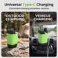 Douche de Camping Portable avec Pompe Rechargeable