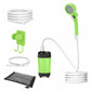 Douche de Camping Portable avec Pompe Rechargeable