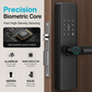 🚪 50% DE RÉDUCTION ! 🔒 Serrure Digitale Intérieure – Alliage Aluminium – Biométrique & Sans Perçage for Portes en Bois
