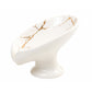 ⏳ 50% DE RÉDUCTION ! 🧼 Porte-Savon en Céramique – Céramique – Drainage Automatique & Forme Feuille for Salle de Bain