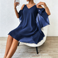 🌿 50 % DE RÉDUCTION MAINTENANT ! 💞Robe fluide à encolure en V et épaules dénudées pour femme