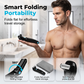 🌀 50% DE RÉDUCTION ! 🪒 Rasoir Électrique pour le Dos – ABS – Manche Pliable 180° & Autonomie 60 min for Homme