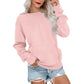 👕🌸 Sweat à col rond oversize femme – Coupe ample décontractée, matière douce et respirante, l’indispensable d’un look effortless au quotidien ☁️👖