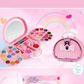 📢 50% DE RÉDUCTION ! 👜 Kit de Maquillage Lavable Enfant – Plastique – Sac à Main Rose & Palette Dépliable for Filles