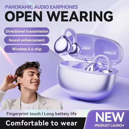 Écouteurs Bluetooth Légers à Clip à Oreilles Ouvertes