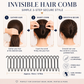 ✨ Peigne à cheveux invisible et souple — invisible, souple et antidérapant — pour une tenue parfaitement sûre en un clin d'œil ! 🌟