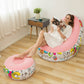 🎁Le Cadeau Parfait🎁Fauteuil Poire Gonflable pour Adultes (avec Repose-pieds)