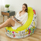 🎁Le Cadeau Parfait🎁Fauteuil Poire Gonflable pour Adultes (avec Repose-pieds)