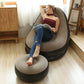 🎁Le Cadeau Parfait🎁Fauteuil Poire Gonflable pour Adultes (avec Repose-pieds)