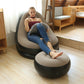 🎁Le Cadeau Parfait🎁Fauteuil Poire Gonflable pour Adultes (avec Repose-pieds)