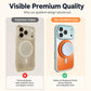 📢 50% DE RÉDUCTION ! 📱 Coque Magnétique Gradient – Acrylique – Support Intégré & Charge Sans Fil for iPhone