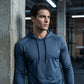 T-Shirt à Capuche Manches Longues Respirant pour Homme