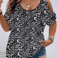 ⏳‑50 % pour une durée limitée⏰Haut décontracté femme à col arrondi et imprimé🌴👚