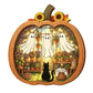 🎉 OFFRE LIMITÉE -50% ! 🎃 Décoration de Table Citrouille d'Halloween en Bois – Construction en Bois Double Couche au Charme Festif 🍂