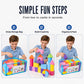 ⏳Offre limitée -50%⏰Jeu de Blocs de Construction en Mousse EVA Souple pour Enfants🏰