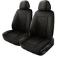 🚗 50% DE RÉDUCTION ! 🛋️ Ensemble Housses Siège Voiture Cuir PU – Cuir PU + Mousse 5 Couches – Surpiqué Losange & Universel for Confort & Protection