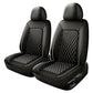 🚗 50% DE RÉDUCTION ! 🛋️ Ensemble Housses Siège Voiture Cuir PU – Cuir PU + Mousse 5 Couches – Surpiqué Losange & Universel for Confort & Protection
