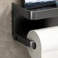 🏠 50% DE RÉDUCTION – OFFRE LIMITÉE ! Porte-Papier Toilette Mural avec Étagère de Rangement
