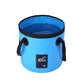 🐠 50% DE RÉDUCTION ! 🪣 Seau Pliant Portable Camping & Pêche – PVC 500D – 12 L / 20 L – Imperméable & Léger for Plein Air