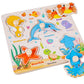 🧩 50% DE RÉDUCTION ! 🌳 Puzzle à Chevilles Montessori en Bois – Contreplaqué Massif – Chevilles Larges & Rivets Renforcés for Bébés 1-3 Ans