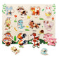🧩 50% DE RÉDUCTION ! 🌳 Puzzle à Chevilles Montessori en Bois – Contreplaqué Massif – Chevilles Larges & Rivets Renforcés for Bébés 1-3 Ans