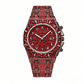 ✨ 50% DE RÉDUCTION ! ⌚ Montre Quartz Luxe Scintillante Homme – Alliage – Boîtier 48 mm & Strass – Imperméable & Anti-Rayures for Look Affirmé