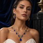 💎 50% DE RÉDUCTION! ✨ Parure Collier & Boucles d'Oreilles Goutte Scintillante – Alliage & strass, 52 cm / 3,5 cm – Idéale pour mariage, soirée & occasions spéciales 🌟