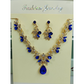 💎 50% DE RÉDUCTION! ✨ Parure Collier & Boucles d'Oreilles Goutte Scintillante – Alliage & strass, 52 cm / 3,5 cm – Idéale pour mariage, soirée & occasions spéciales 🌟