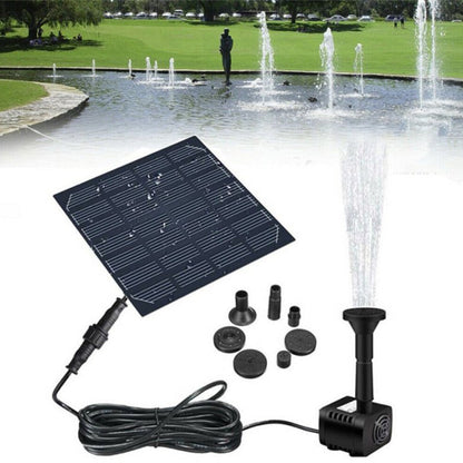 📢📢50% DE RÉDUCTION !! ⏰Ensemble de Pompe à Fontaine Solaire Extérieure pour Jardin