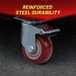 🔩 Roulette Pivotante Robuste avec Frein Total – Capacité 200 kg, Roue PU, Sans Marquage, Rotation 360° Fluide pour Chariot & Établi 🛠️✨