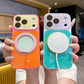 Coque Téléphone avec Anneau Rotatif 360° Color Block