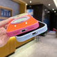 Coque Téléphone avec Anneau Rotatif 360° Color Block
