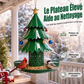 Distributeur à graines pour oiseaux en forme d'arbre festif