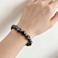 Bracelet vintage en pierre synthétique ronde