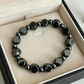 Bracelet vintage en pierre synthétique ronde