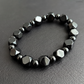 Bracelet vintage en pierre synthétique ronde