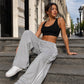 Pantalons de survêtement femme à jambes larges