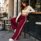Pantalons de survêtement femme à jambes larges