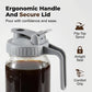☕ -50% ! 🥤 Carafe Cold Brew avec Couvercle et Filtre en Acier Inoxydable – Verre + PP – 32/64 oz & 7 Couleurs pour Café Maison de Qualité ✨