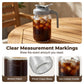 ☕ -50% ! 🥤 Carafe Cold Brew avec Couvercle et Filtre en Acier Inoxydable – Verre + PP – 32/64 oz & 7 Couleurs pour Café Maison de Qualité ✨