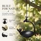 🐦 -50% ! 🌿 Mangeoire à Oiseaux Suspendue Vintage – Robinet Décoratif, Résistante aux Intempéries & Élégante – La Mangeoire Parfaite pour Votre Jardin 🏡