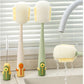 🧽 Lot de brosses 5 en 1 pour nettoyer les bouteilles – Éponge, paille, bord, recoins et crochet – Pour une propreté éclatante dans les moindres recoins ! ✨