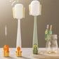 🧽 Lot de brosses 5 en 1 pour nettoyer les bouteilles – Éponge, paille, bord, recoins et crochet – Pour une propreté éclatante dans les moindres recoins ! ✨