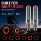 ⏳ 50% DE RÉDUCTION! ⏰ Éclairages LED pour chambres à air de vélo – Étanches et sûrs ✨