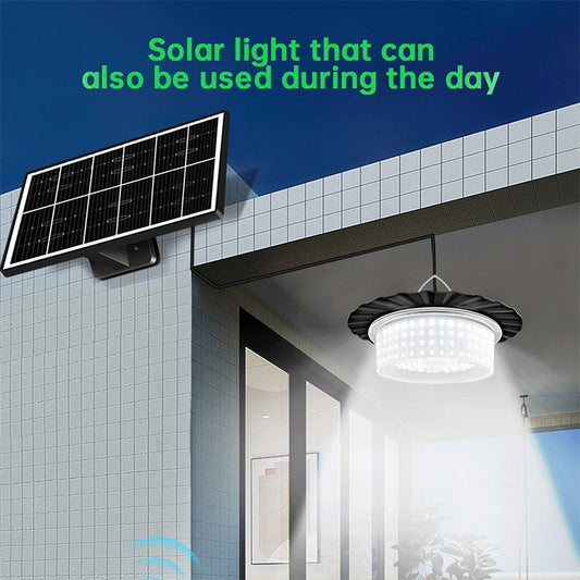 📢📢50 % DE RÉDUCTION !! ⏰ Kit Lampe Suspendue Solaire Réglable – Illumination 360°, 20 h d'Autonomie & IP65 – 4 Niveaux de Luminosité for Extérieur ✨