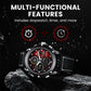 ⌚ PROMO FLASH : 50% DE RÉDUCTION ! Montre Multifonction Homme Lumineuse – Quartz Étanche, Chronomètre & Minuteur for Quotidien Élégant ✨